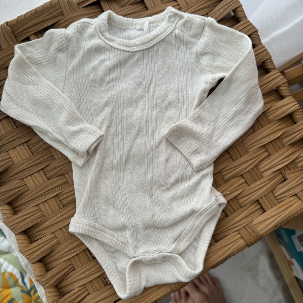 Posh Peanut Cozy Cream Kids One Piece Bodysuit